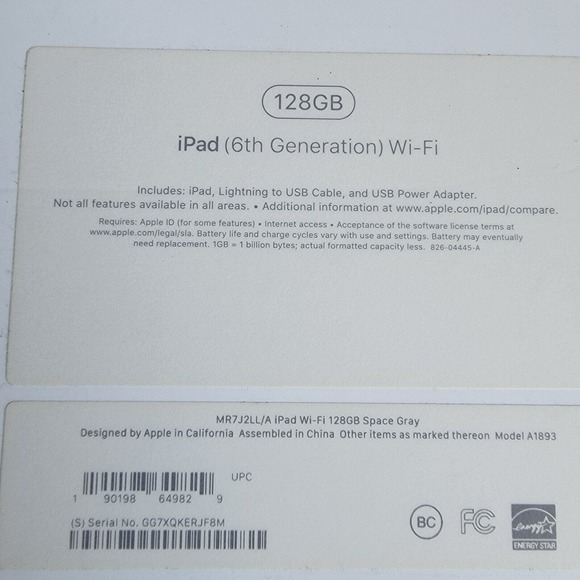OEM RETAIL EMPTY BOX ONLY iPhone 11 PRO Max, SE, MacBook Pro 13, 2 IPad Gen 6 - Picture 8 of 10
